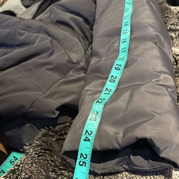 London Fog Grey High neck winter puffer jacket Sz M - Picture 9 of 12